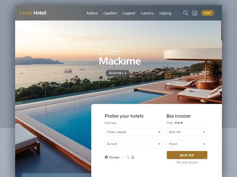 Site web réalisé pour Hôtel Identity